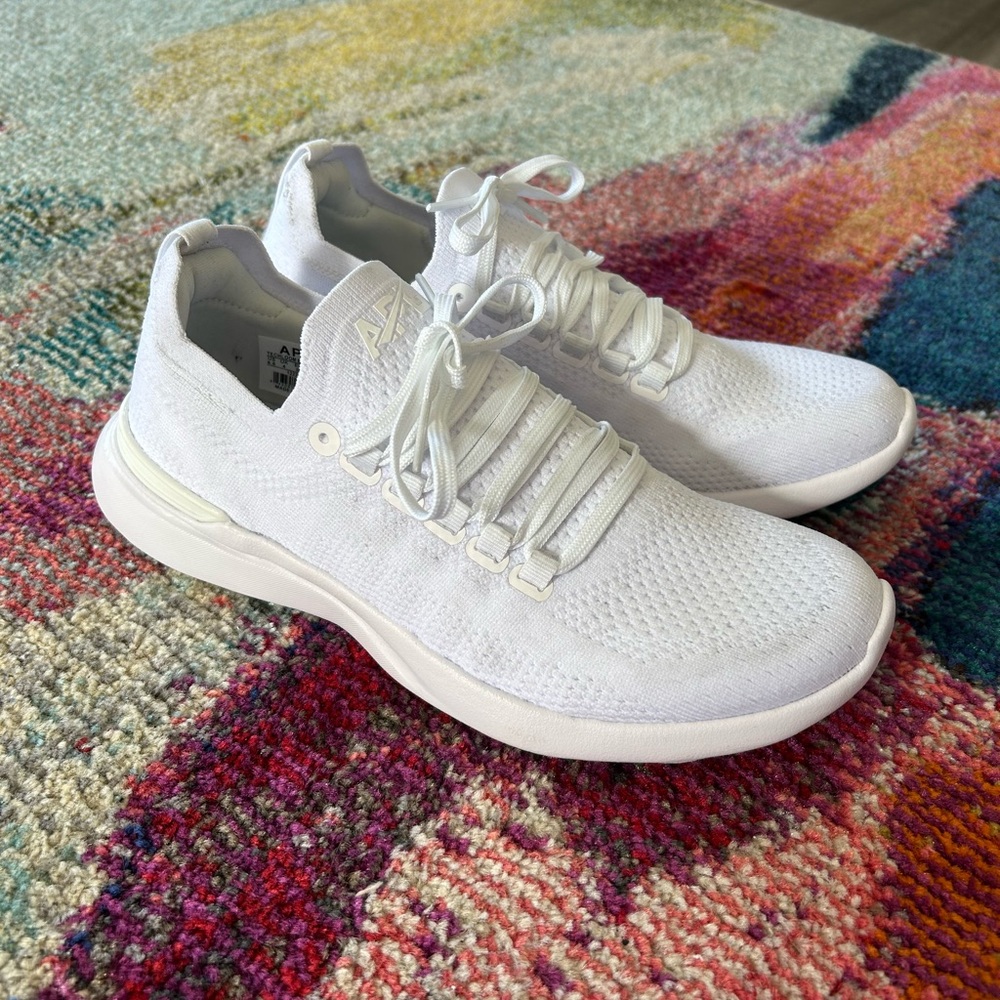 APL White Techloom Breeze Athletic Tennis Shoes